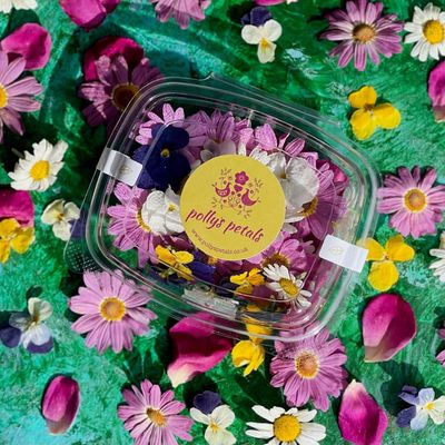 Edible Flowers - 'Amelia' Freeze Dried Flower Mix - Certified Food Grade (540)