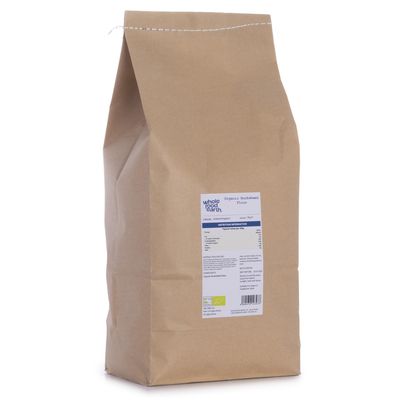 Wholefood Earth Organic Buckwheat Flour - 3 kg - Certified Organic