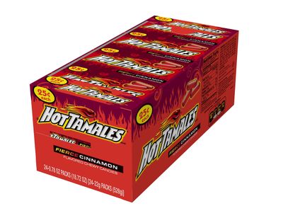 Mike &amp; Ike Hot Tamales (1 Box Of 24 -.78Oz Individual Packs)