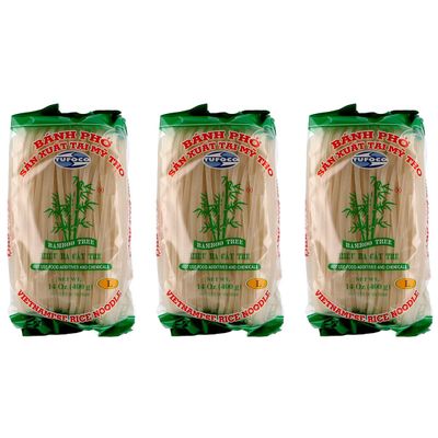 Bamboo Tree Rice Noodle (Large - 5MM) 400g - Pack of 3