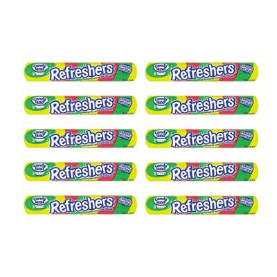 Barratt Refreshers Fruity Flavour Fizzy Sweets (10 Pack)