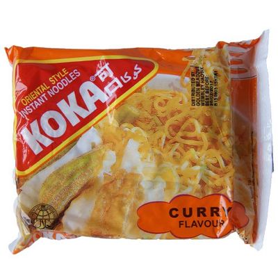 Koka Oriental Style Instant Noodles - Curry Flavour - 30 Packets