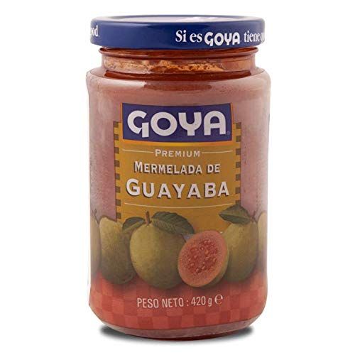 Goya Guava Jam 420g (Pack of 1) Mermelada de Guayaba Premium Tropical Fruit Preserve with 45% Guava Pulp Smooth Sweet &amp; Slightly Tangy Spread for Toast, Pastries, Cakes &amp; Desserts