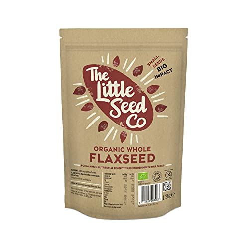 The Little Seed Co Organic Whole Flaxseed - 1.2kg