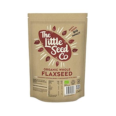The Little Seed Co Organic Whole Flaxseed - 1.2kg