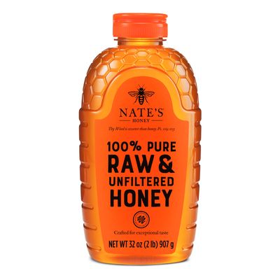 Nature Nate's 100% Pure Raw & Unfiltered Honey; 32-oz. Squeeze Bottle; Certified Gluten Free and OU Kosher Certified; Enjoy Honey's Balanced Flavors, Wholesome Benefits and Sweet Natural Goodness
