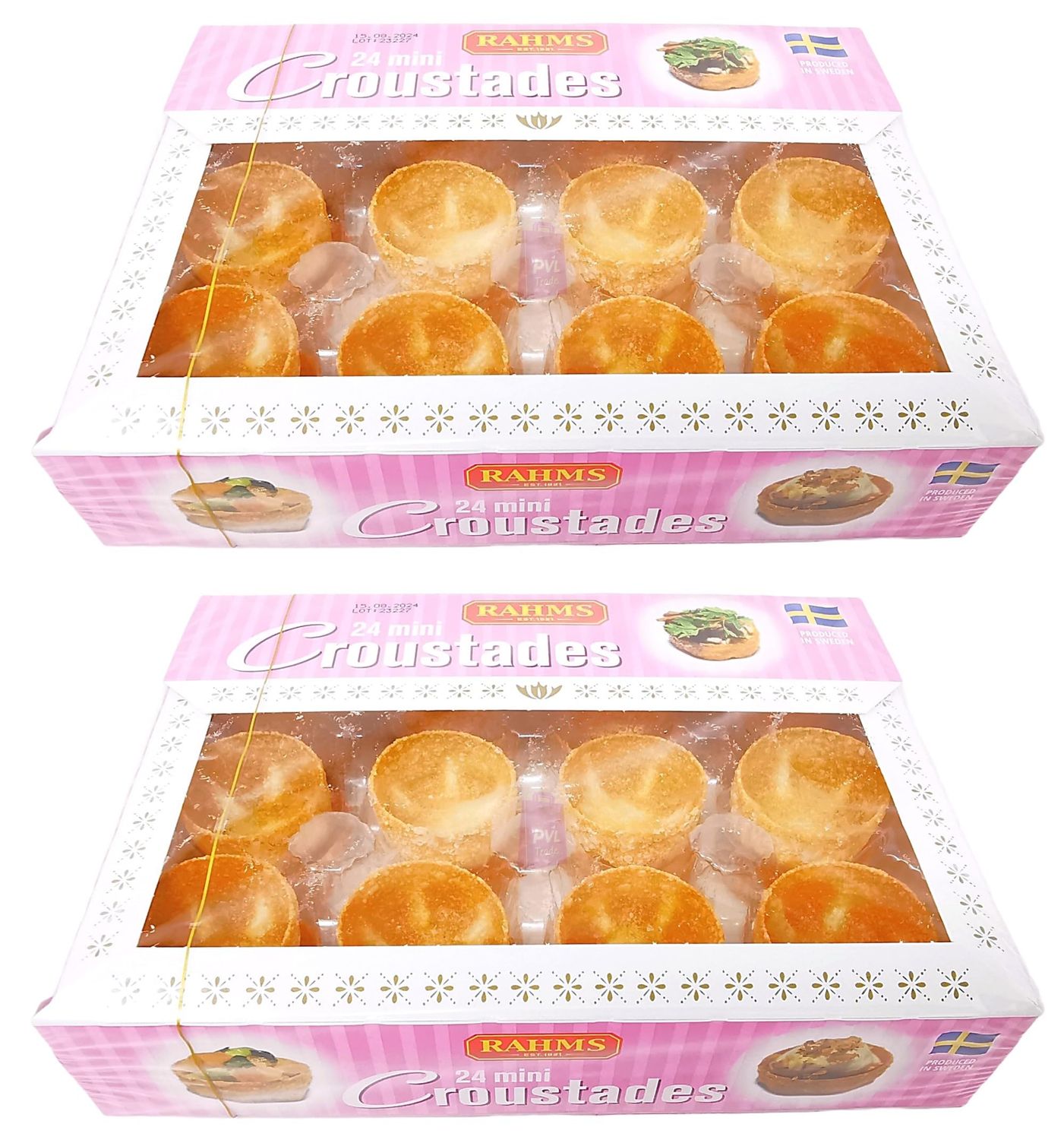Pack of 2 Rahms Mini Croustade Cups - 48 Cups in Total (24 per Pack)