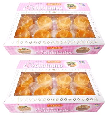 Pack of 2 Rahms Mini Croustade Cups - 48 Cups in Total (24 per Pack)