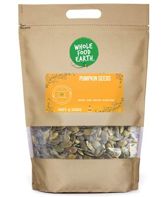 Wholefood Earth Pumpkin Seeds 1 kg GMO Free Natural Source of Fibre Source of Protein