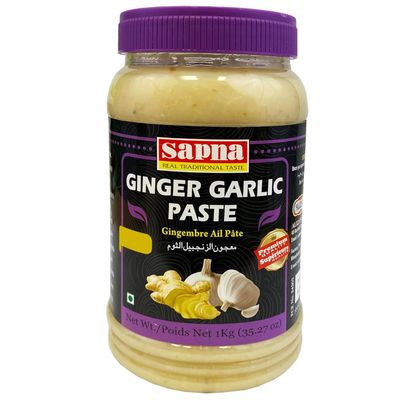 Ginger &amp; Garlic Paste 1KG - Authentic &amp; Flavorful Cooking Essential Convenient &amp; Versatile for Culinary Use
