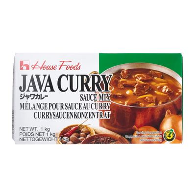 House Java Curry Sauce Mix 1kg Authentic Japanese Mild Curry Rich &amp; Smooth Flavor Easy to Prepare Restaurant-Quality