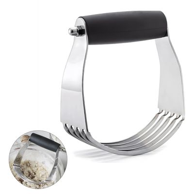 Pastry Cutter & Dough Blender Set - Heavy Duty Stainless Steel Baking Tools with Ergonomic Non-Slip Grip - Ideal for Flaky Pie Crust, Biscuits, Scones & Pastry Dough