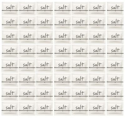 250 X Salt Sachets - Bulk Pack Individual Packs - Travel Size Salt for Holidays, Catering, Camping &amp; Takeaways