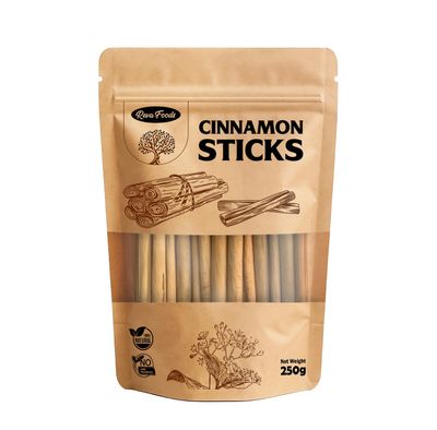 Reva Foods Premium Ceylon Cinnamon Sticks True Ceylon Cinnamon Stick from Sri Lanka Hand-Selected, Aromatic &amp; Natural. Perfect for cooking, Baking, Mulled Wine. 100g, 250g, 500g (250g)