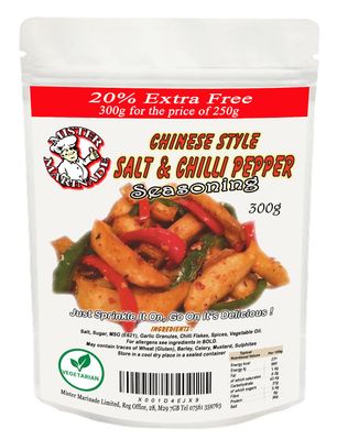 Mister Marinade Salt &amp; Pepper Seasoning 300g Sachet (20% Extra Free)