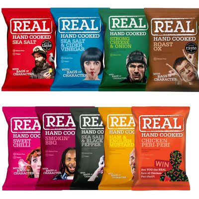 Real Crisps Mixed Case 24x35g
