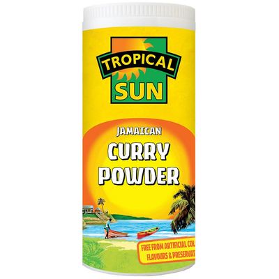 Tropical Sun Jamaican Curry Powder - 100g - Caribbean Allspice Blend for Meat, Fish andCurry Dishes