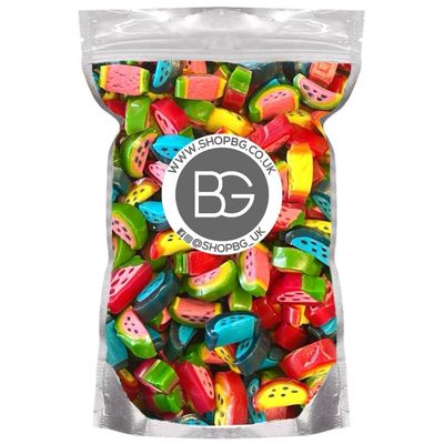 BG Quality Pick &amp; Mix Sweets - Peelable Candy Fruity Slices Mix Sweeties 800g Pouch