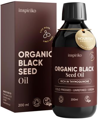 Black Seed Oil Organic Cold Pressed. Up to 5X Strength. Award Winning Organic Black Seed Oil - Known as Cumin, Cold Pressed Nigella Sativa, and Kalonji, 200 ml Black Seed Oil Organic Cold Pressed. Up to 5X Strength. Award Winning Organic Black Seed Oil - Known as Cumin, Cold Pressed Nigella Sativa, and Kalonji, 200 ml
