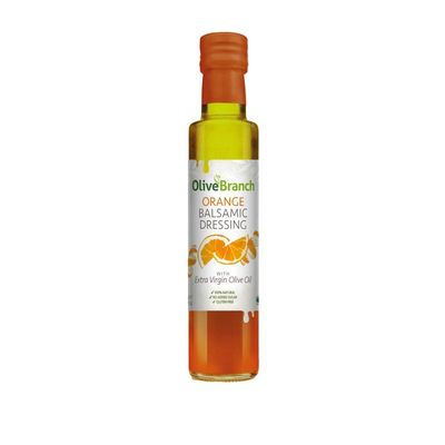 Olive Branch Orange Balsamic Dressing - Vegan Friendly, No Added Sugar, 250ml