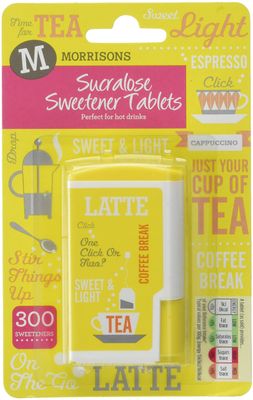 Morrisons Sucralose Sweetener, Pack of 12, 300 Tablet