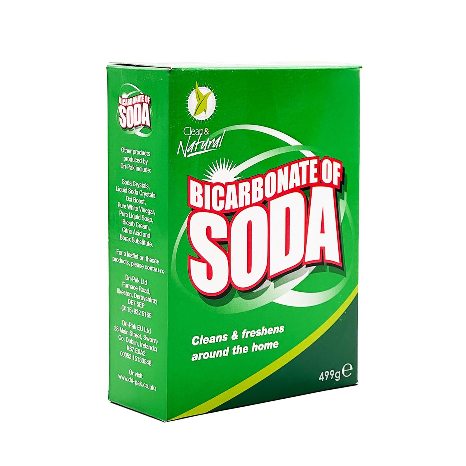Dri-Pak Clean &amp; Natural Bicarbonate of Soda 499+/-1g