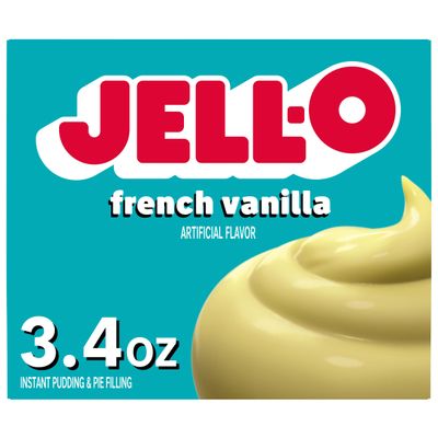 JELL-O FRENCH VANILLA INSTANT PUDDING AND PIE FILLING 1 x 96g