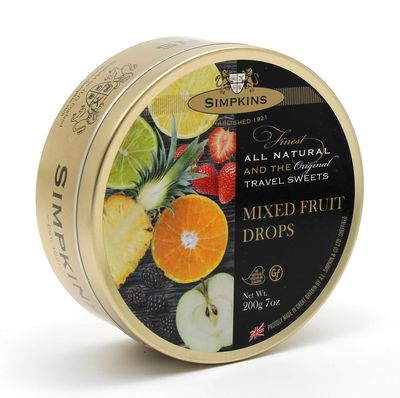 Simpkins Mixed Fruit Drops Travel Sweets, 200g