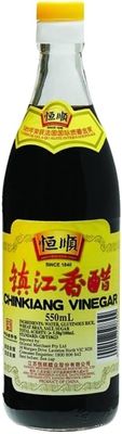 Hengshun Chinkiang Rice Vinegar 550ml - Ideal for Dumplings Dipping &amp; Seasoning