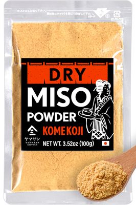 YAMASAN KYOTO UJI Japanese Dry Miso Seasoning, Freeze-Dried Miso Powder, No Additives, Vegan, Delicious Flavor for Various Foods, Made in Japan (100g)