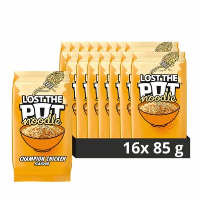 Pot Noodle Champion Chicken Lost The Pot Noodle low in saturated fat instant noodles 16x 85 g