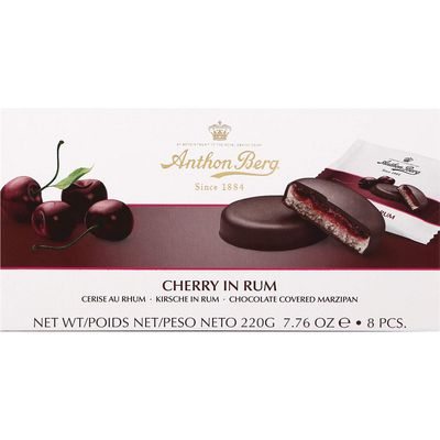 Anthon Berg Cherry in Rum Chocolate Covered Marzipan - 220 g