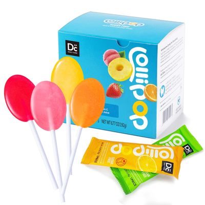 DC24 DAILY CARE Sugar Free Lollipops with Vitamin C, Healthy Suckers with Xylitol, Assorted Fruit Flavored Hard Candy for Kids, Non-GMO, Gluten Free, 24 Count DC24 DAILY CARE Sugar Free Lollipops with Vitamin C, Healthy Suckers with Xylitol, Assorted Fruit Flavored Hard Candy for Kids, Non-GMO, Gluten Free, 24 Count