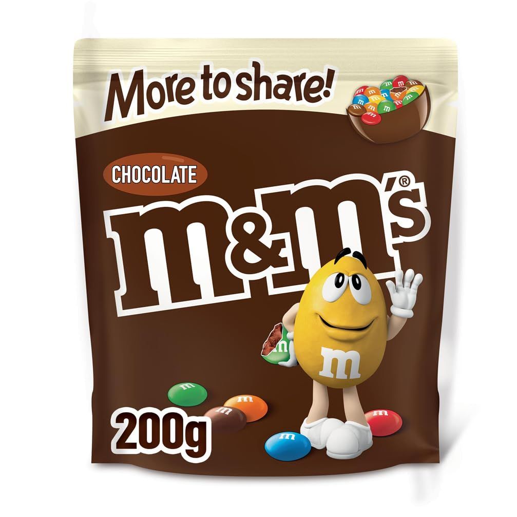 M&amp;M's Chocolate More to Share Pouch, 200g - Movie Night Snacks &amp; Chocolate Gifts