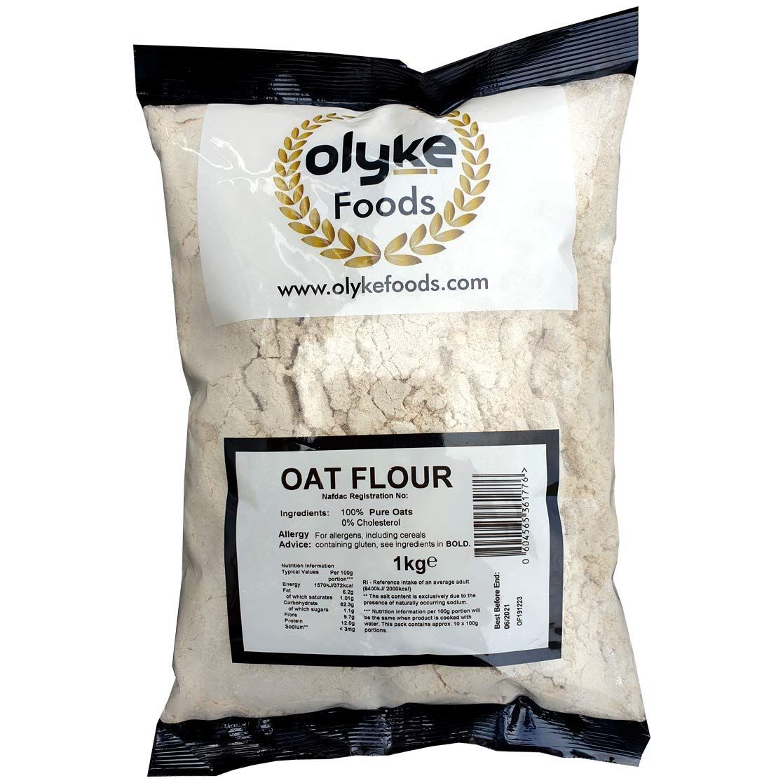 Olyke Oat Flour 1kg 100% Oats