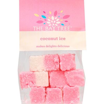 The Bay Tree Coconut Ice Cubes - 160g Soft, Sweet British Coconut Candy Handmade UK Confectionery Great for Gifts &amp; Snacking