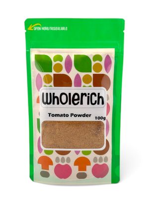 Sun Dried Tomato Powder 100g Wholerich Foods