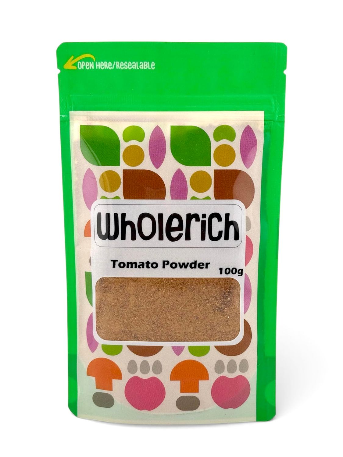 Sun Dried Tomato Powder 100g Wholerich Foods