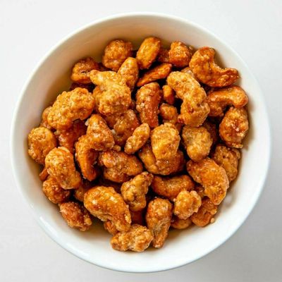 Honey Roasted Cashews Nuts 1kg - Fresh Prime Whole Roast Honey Cashew Nut - Sweet Caramelised Nut Premium Glaze Freshly Caramelized Crispy Glazed Coated Crunchy Gourmet Snack - Large Bulk Bag - PURIMA