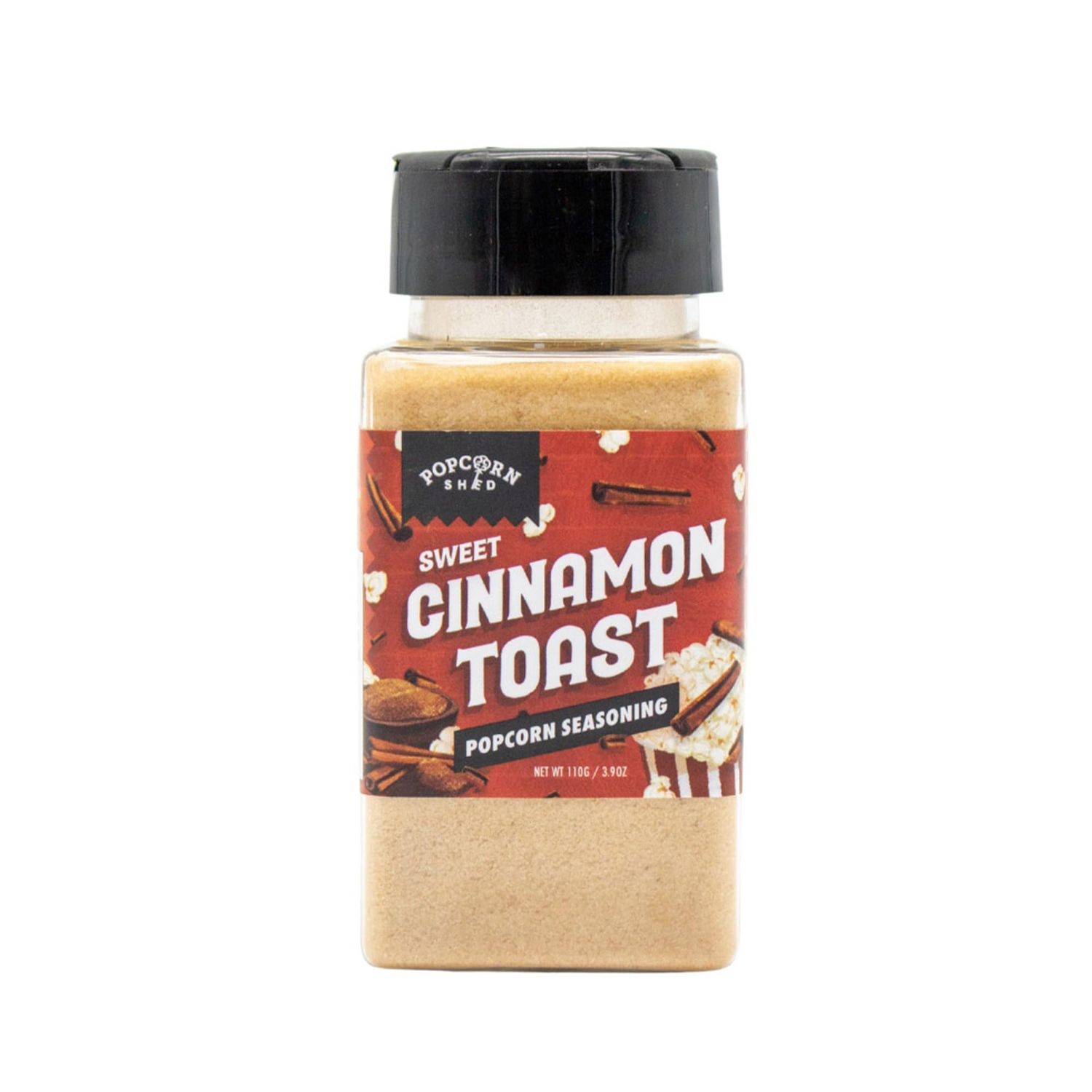 Popcorn Shed Cinnamon Toast Popcorn Seasoning - Warm, Sweet &amp; Spicy Popcorn Flavouring, Easy &amp; Low Calorie Snack, Perfect for Movie Nights, Parties &amp; Gifting