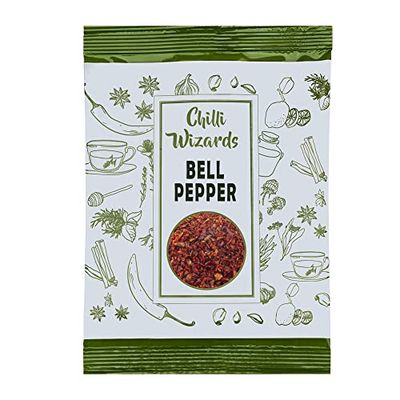 Sweet Red Bell Pepper Flakes, Dried - 100g