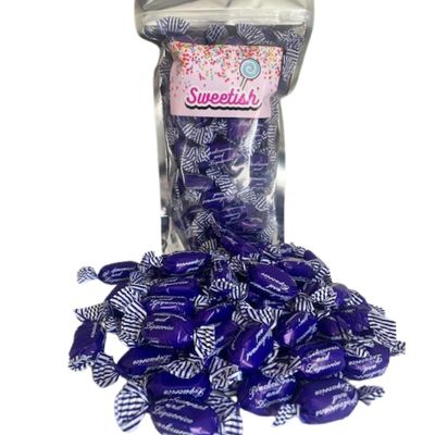 Blackcurrant &amp; Liquorice Sweets 500 Gram Share Pouch 500g Pick and Mix Sweets for Parties, Gifts, and Sharing By Sweetish