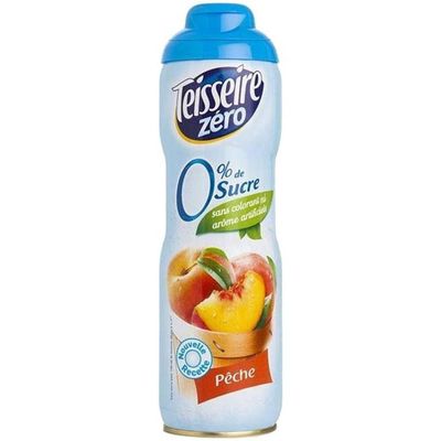 Teisseire Syrup 0% Sugar Peach 60cl