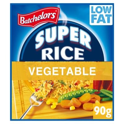 Batchelors Super Rice Golden Vegetable Flavour Low Fat Ready Meal, 90 g (Pack of 1)
