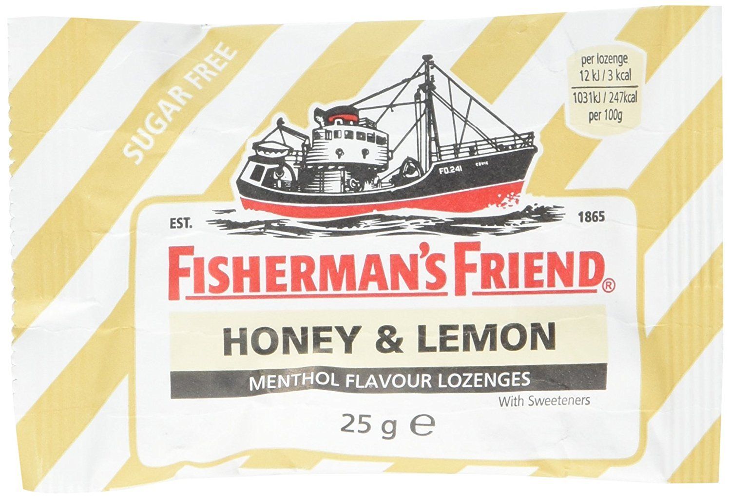 Fishermans Friend 25 grams Honey and Lemon Lozenge