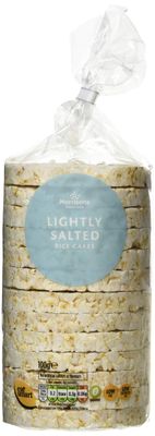 Morrisons Lightly Salted Rice Cakes, 100 g, Pack of 12