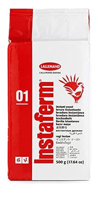 Lallemand Dry Baker's Yeast - 500 Gramm Instant Dry Yeast in Professional Baker's Quality