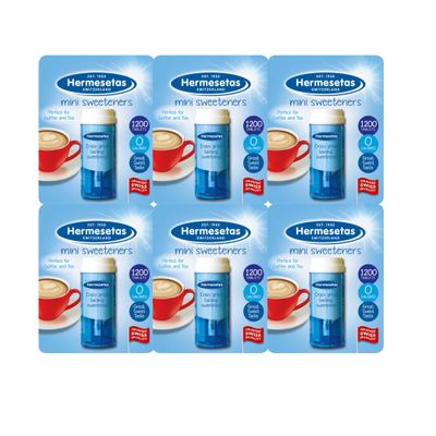 Hermesetas Mini Sweeteners 1200 x 6 Packs