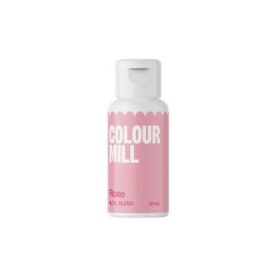 Colour Mill Rose - Next Generation Oil Based Food Colouring for Baking, Decorating, Icing and Cooking Food Dye DIY Slime and Crafts - 20 ml