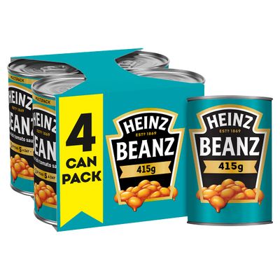 Heinz Baked Beans 4x415g